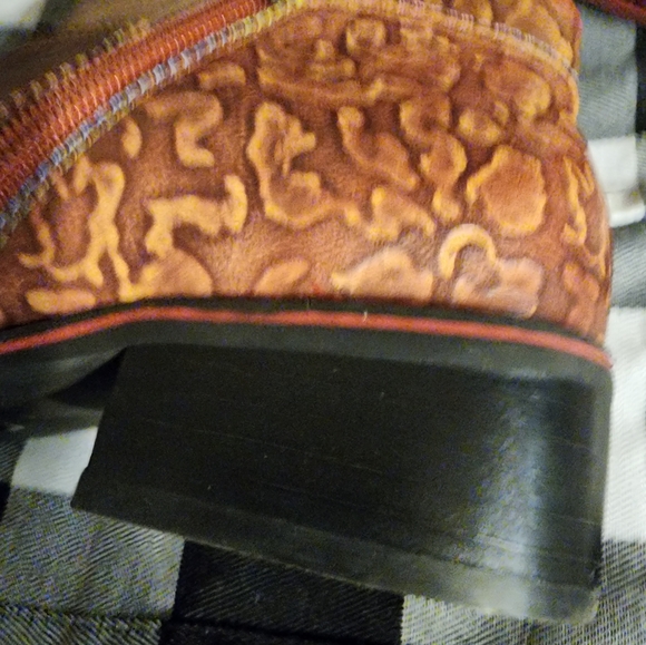 Spring Step L'Artiste bootie size 5.5 brown and mix colors - Picture 9 of 17